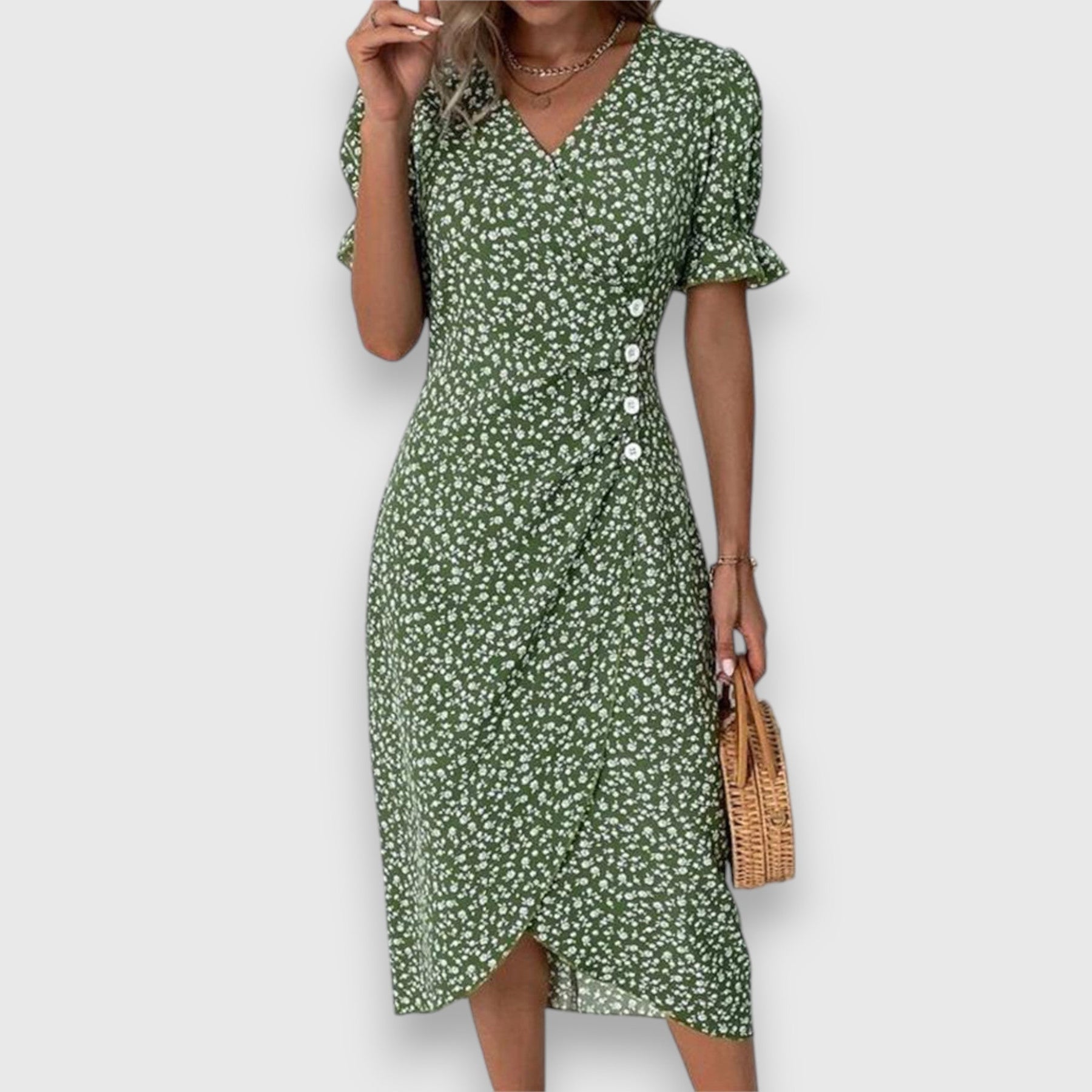 Tessina – Abito Floreale Elegante