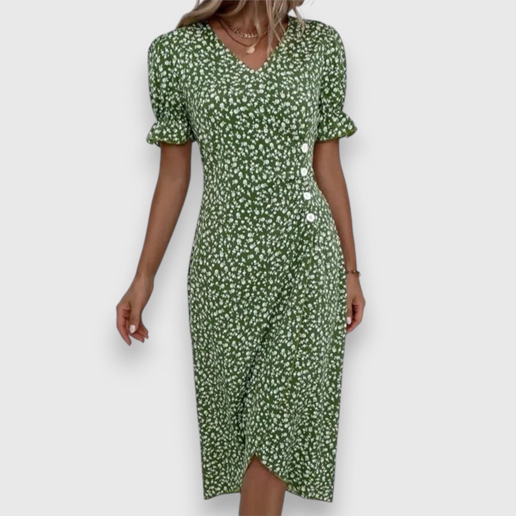 Tessina – Abito Floreale Elegante