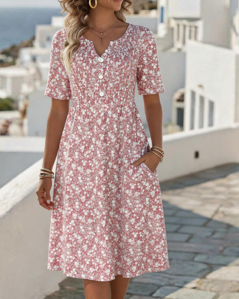 Carla | Abito Midi Charme Vintage