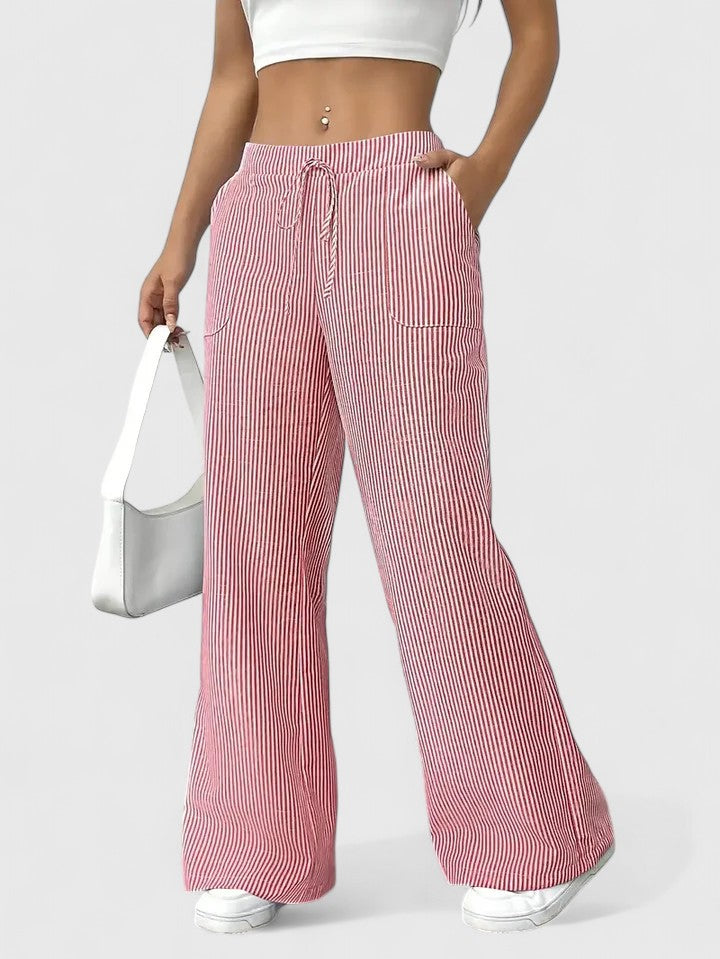 Noemi | Pantaloni Palazzo a Righe