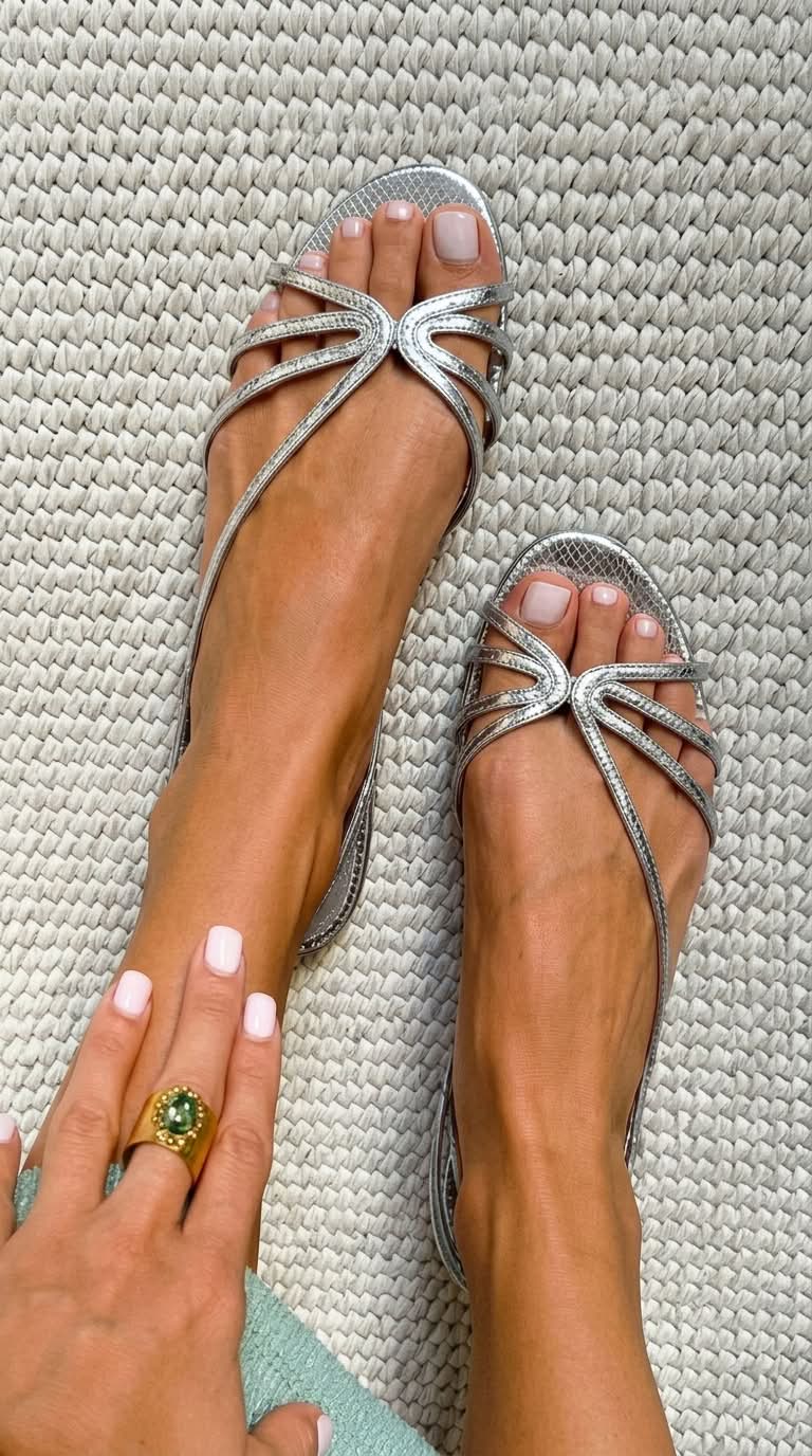 Serafina | Sandali Dorati Essenza Estiva