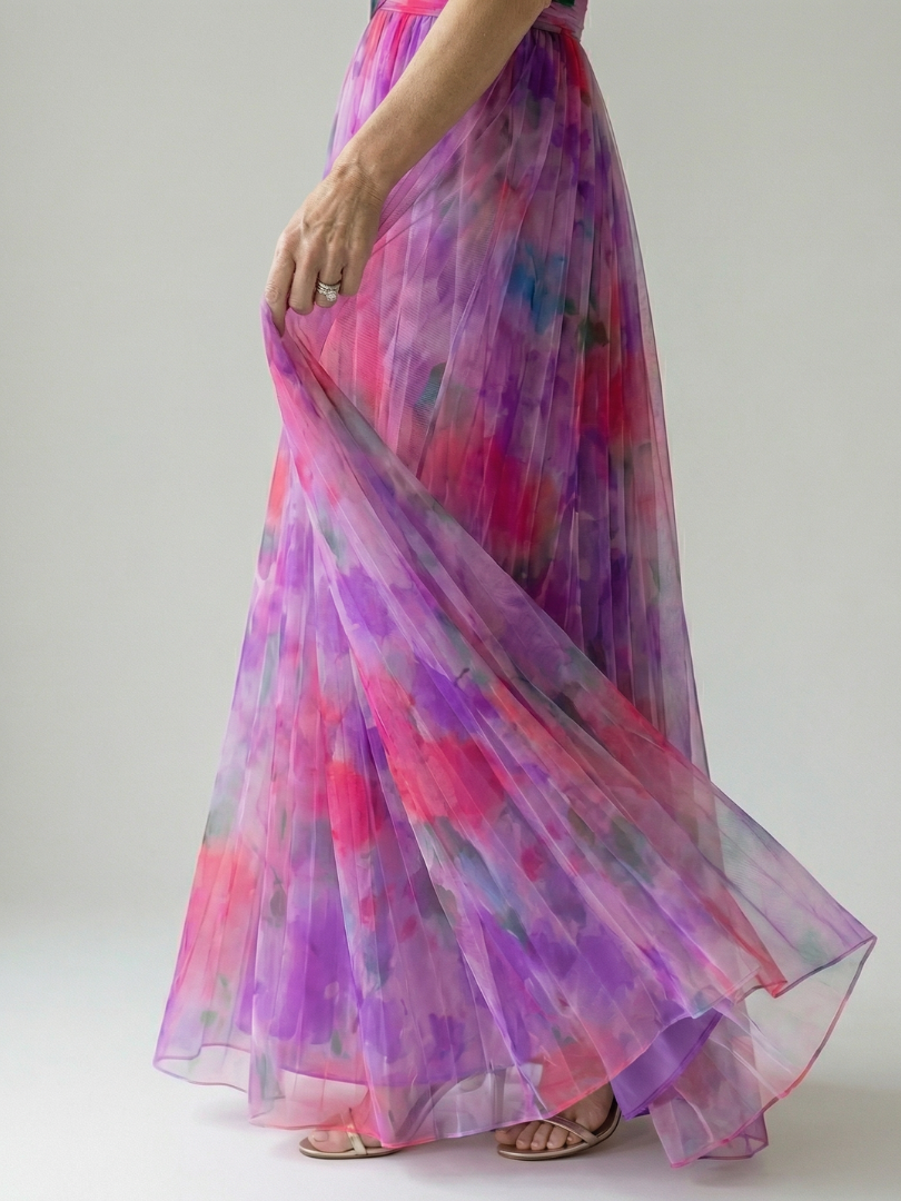 Isel | Abito Maxi Soft Wrap