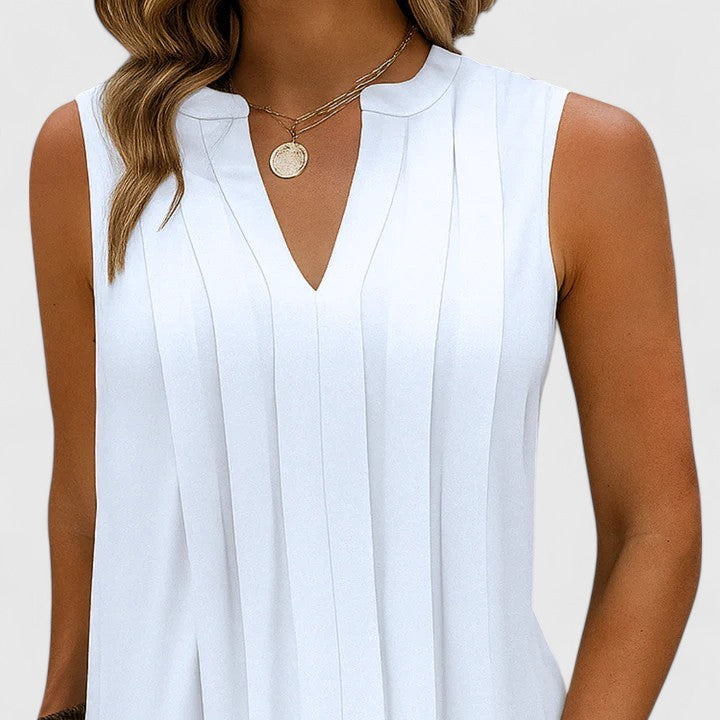 Clarhild™ | Abito Elegante e Flattering con Scollatura a V