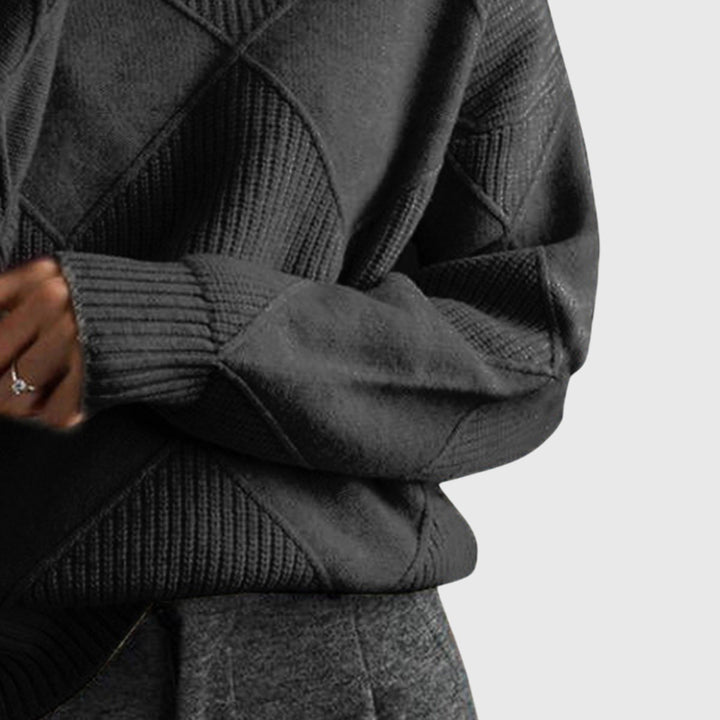 Angela™ - Maglione a Collo Alto