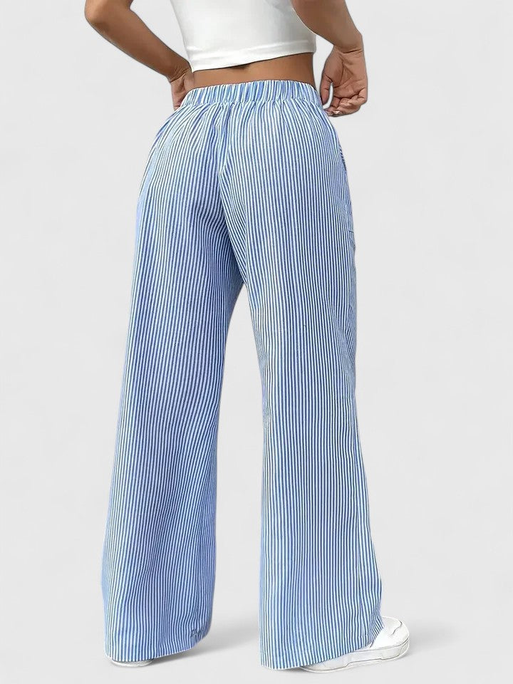 Noemi | Pantaloni Palazzo a Righe