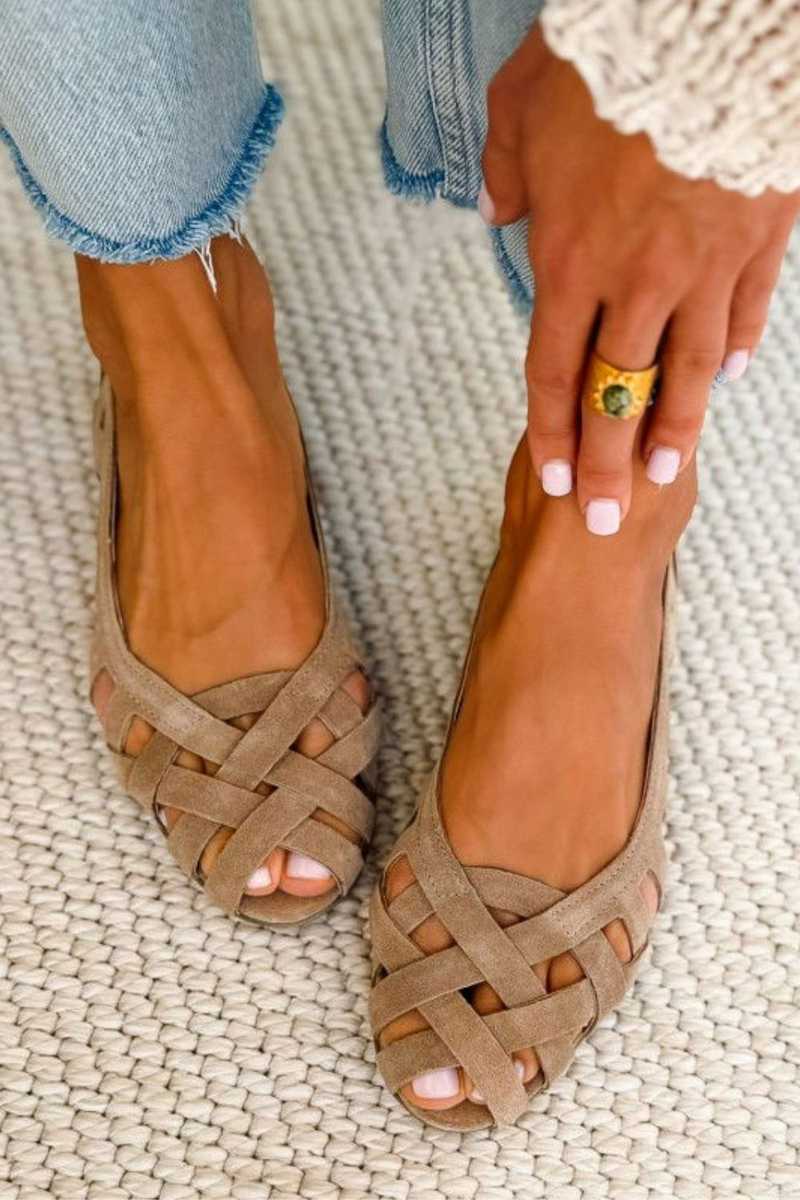 Venezia™ | Sandali Piani Intrecciati Colorati