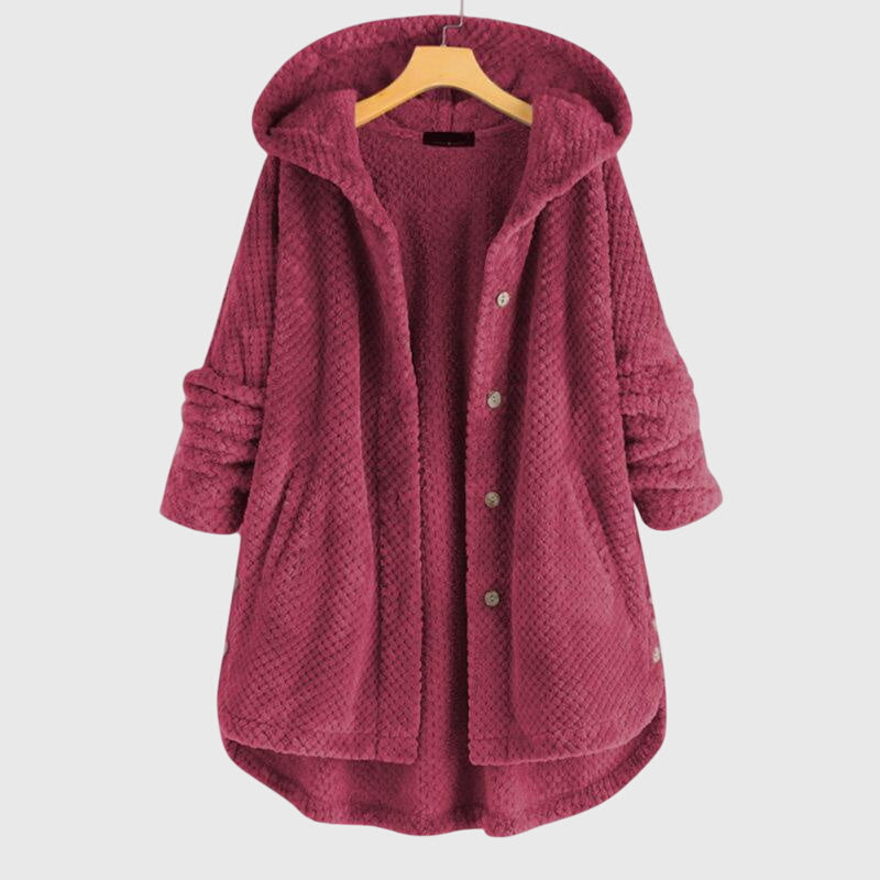 Franca™ - Giacca in Pile con Cappuccio