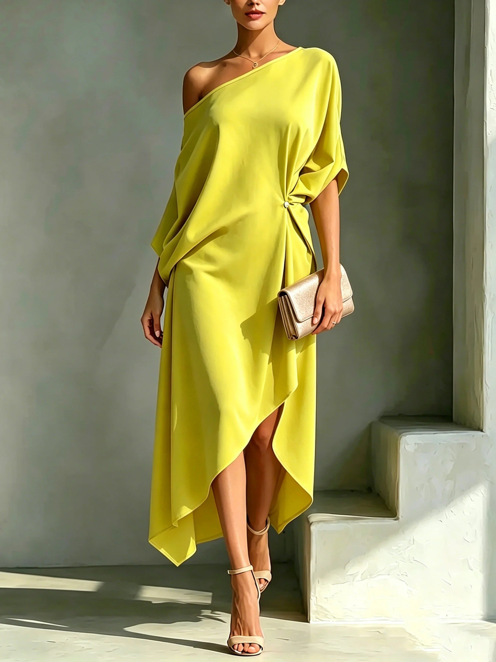 Camila | Vestito asimmetrico elegante