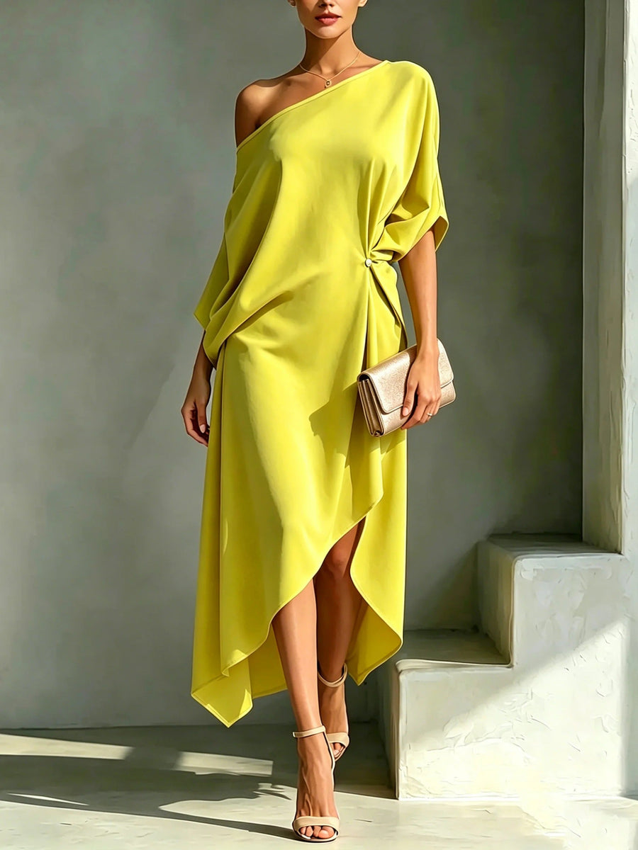 Camila | Vestito asimmetrico elegante