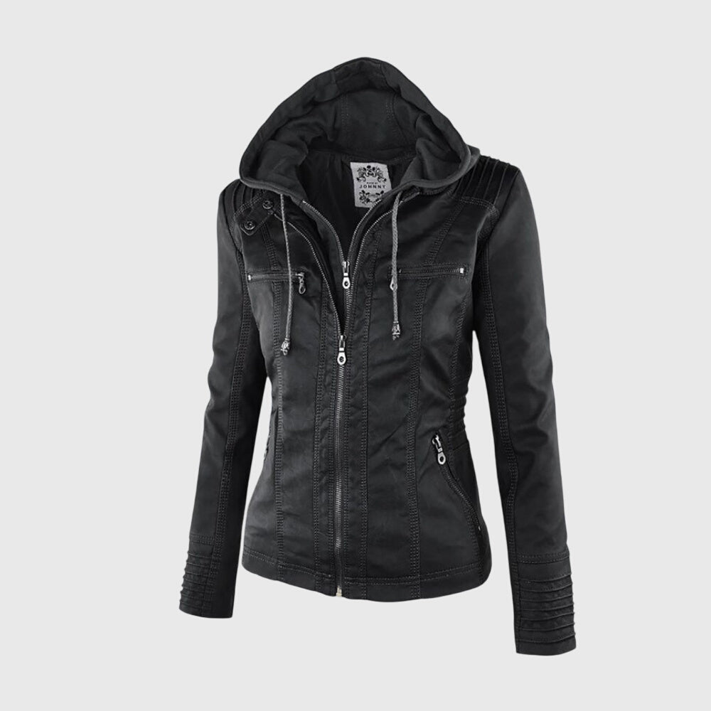 KAROLINE™ La giacca in pelle elegante e unica