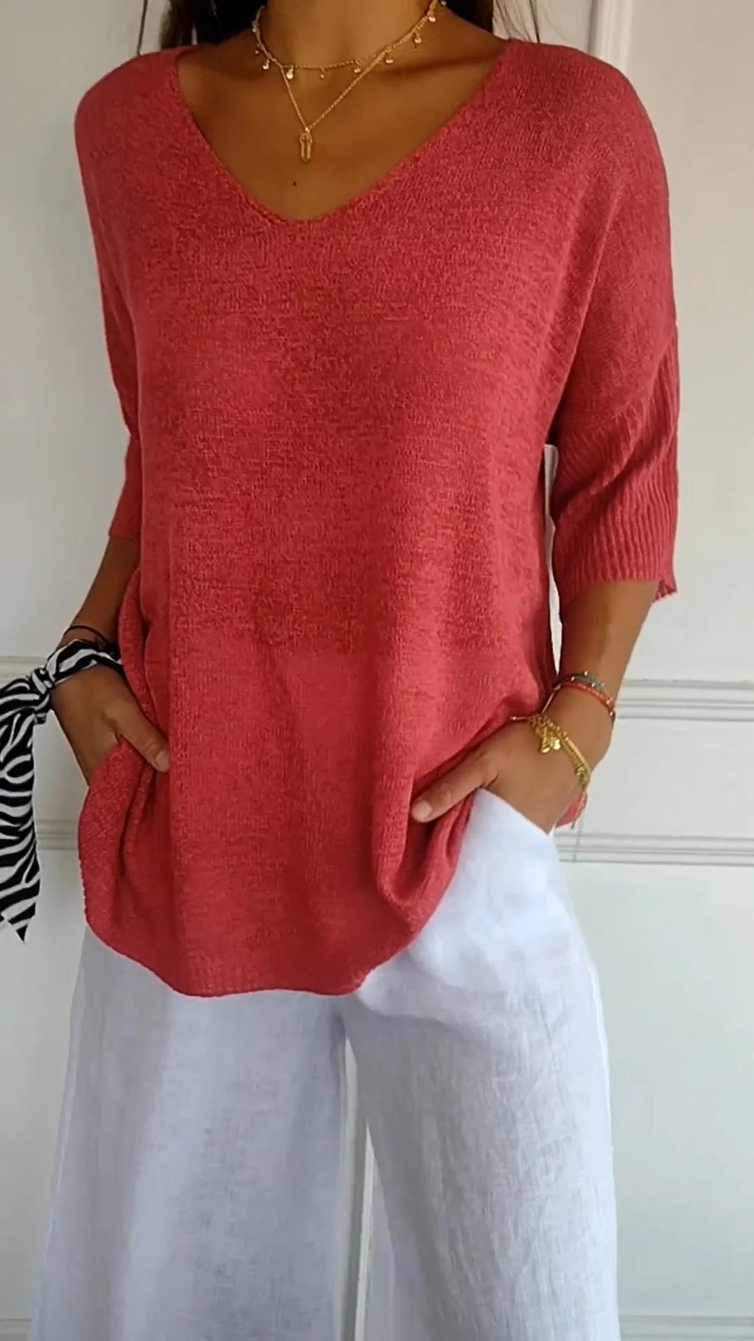 Anna | Top chic in maglia