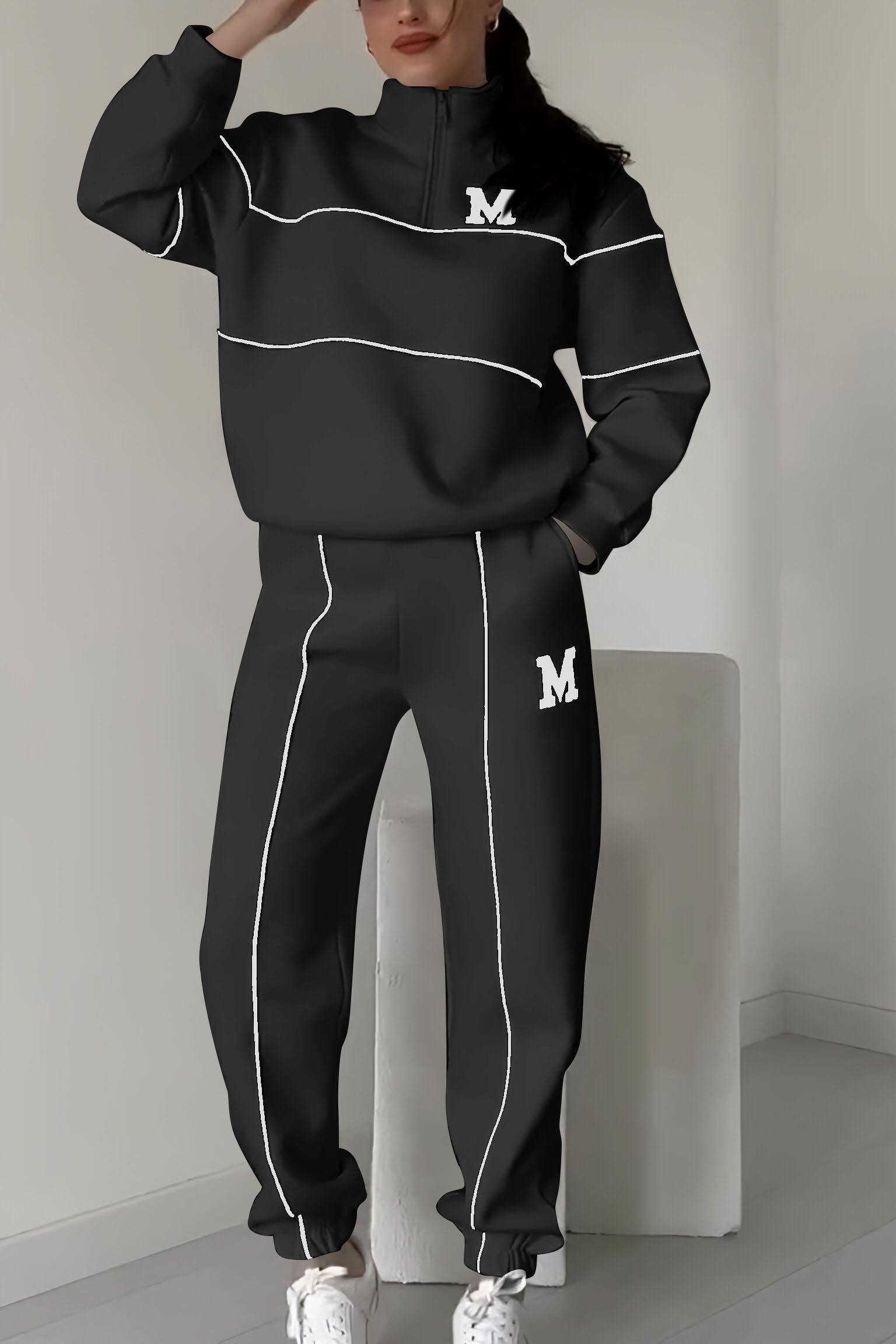 Thalynnae | Set Comodo di Maglione e Pantaloni