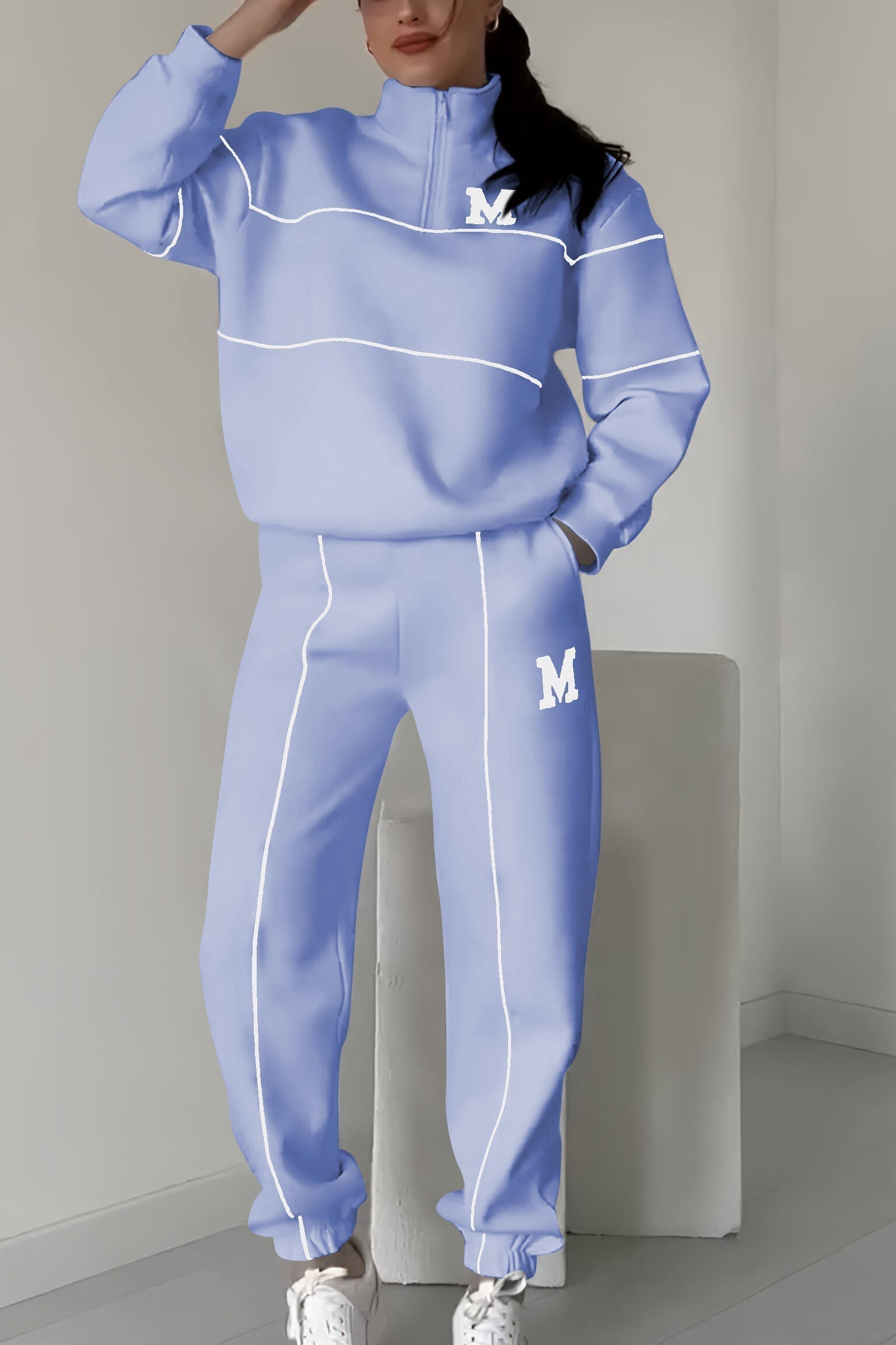 Thalynnae | Set Comodo di Maglione e Pantaloni