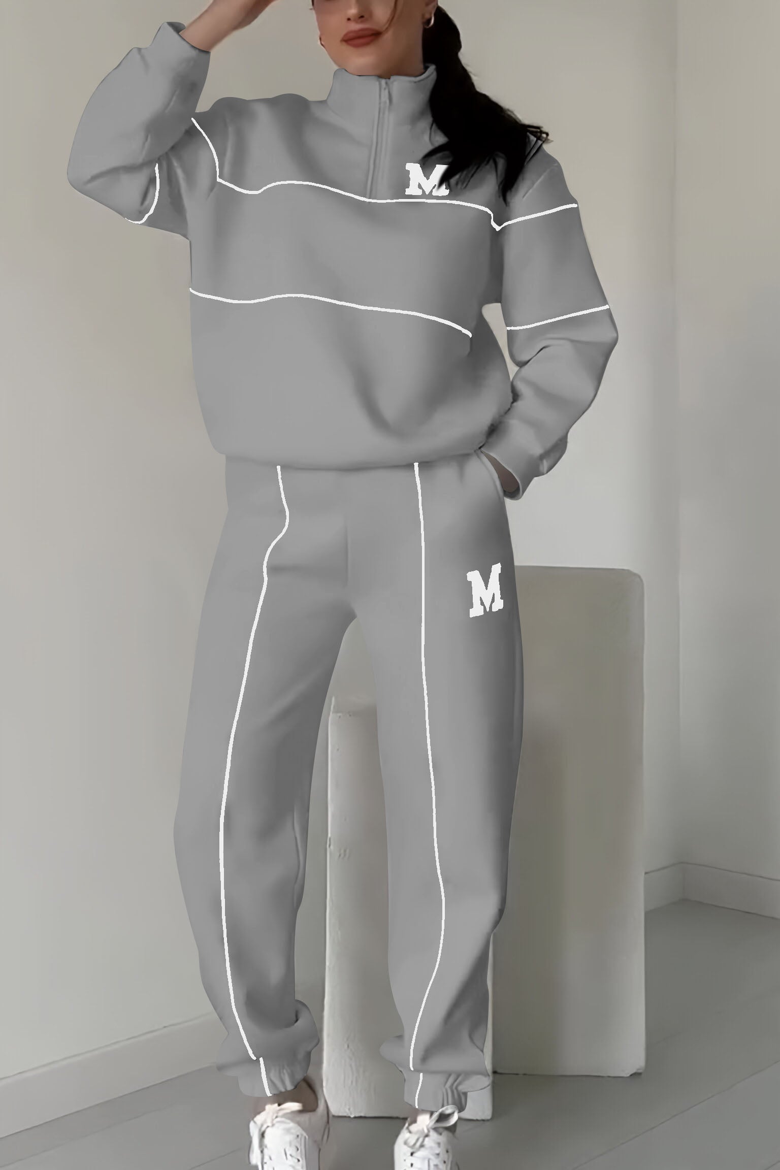 Thalynnae | Set Comodo di Maglione e Pantaloni