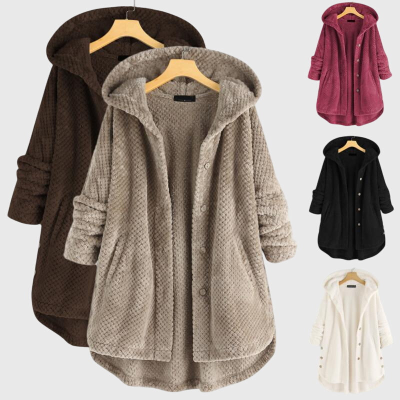 Franca™ - Giacca in Pile con Cappuccio