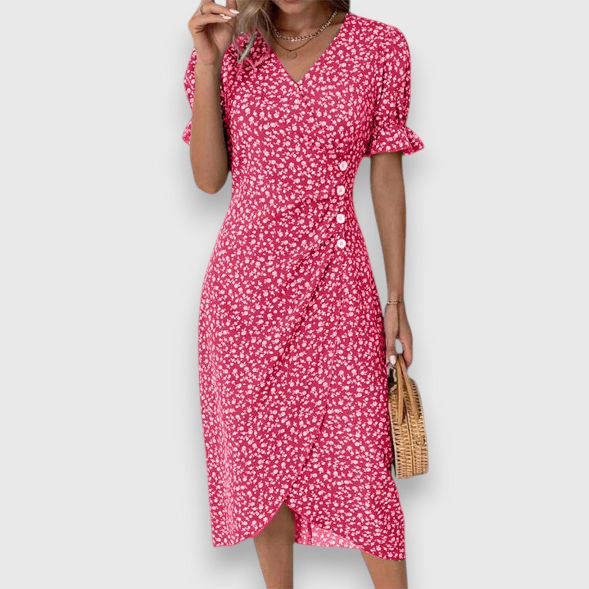 Tessina – Abito Floreale Elegante