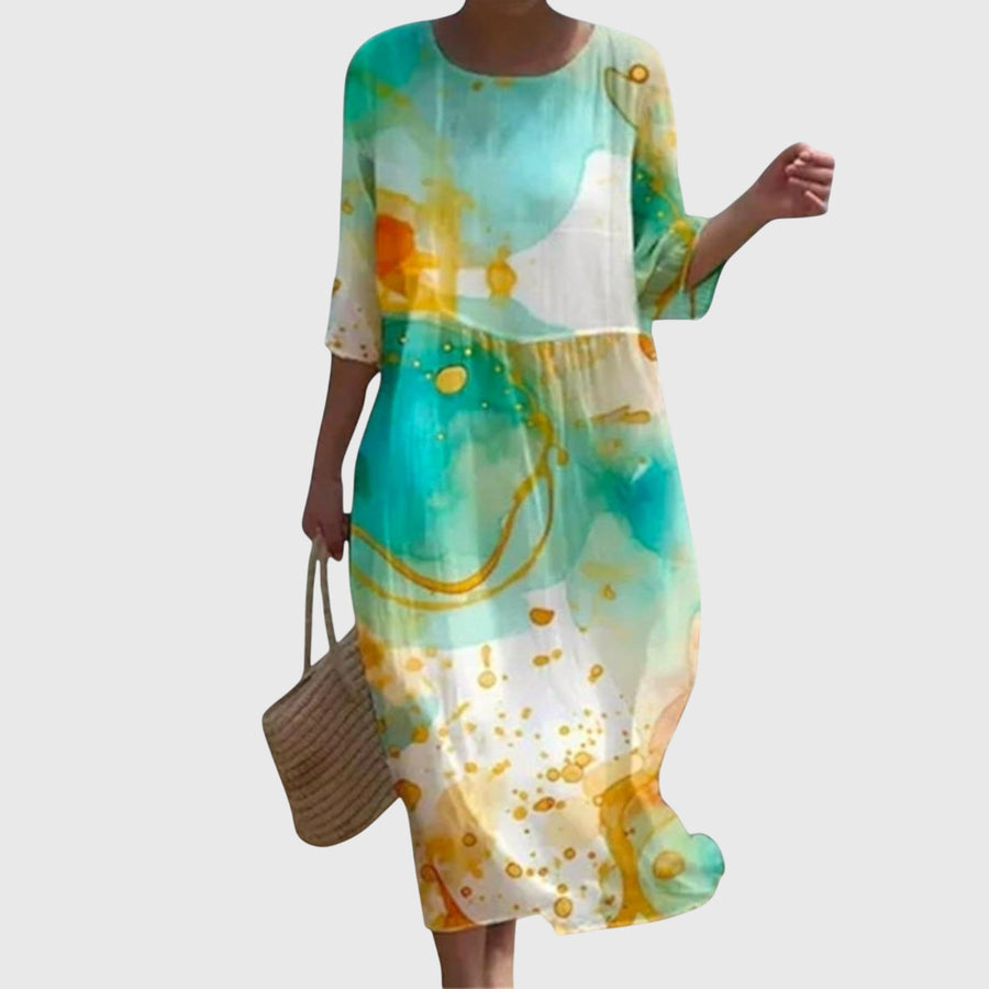 Hayley™ | Elegante Abito Maxi a Fiori