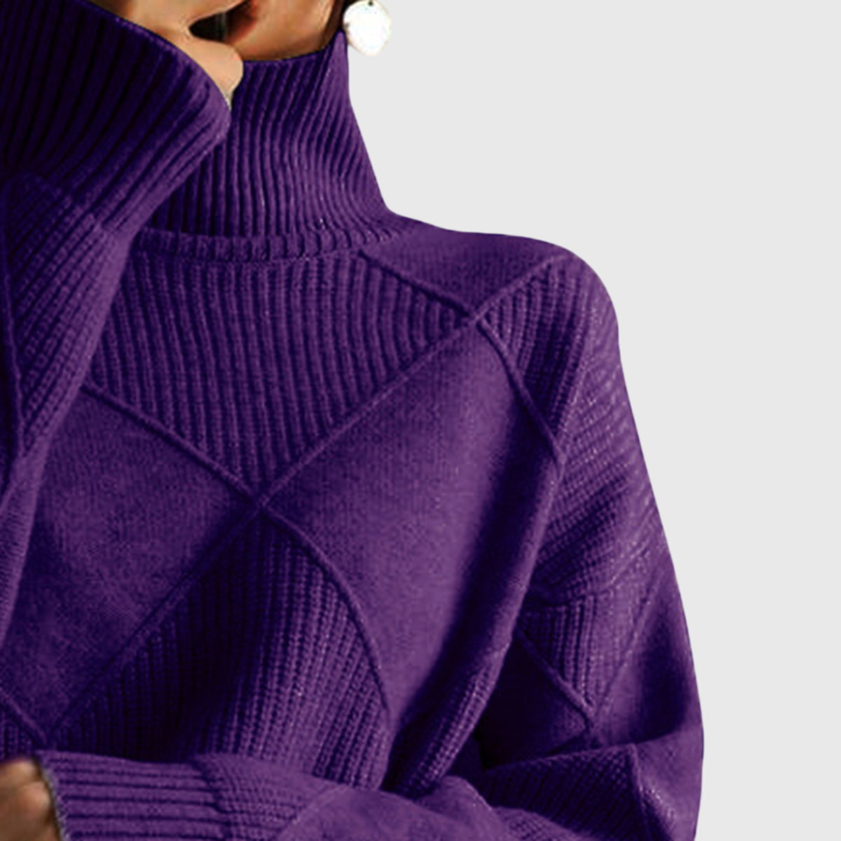 Angela™ - Maglione a Collo Alto