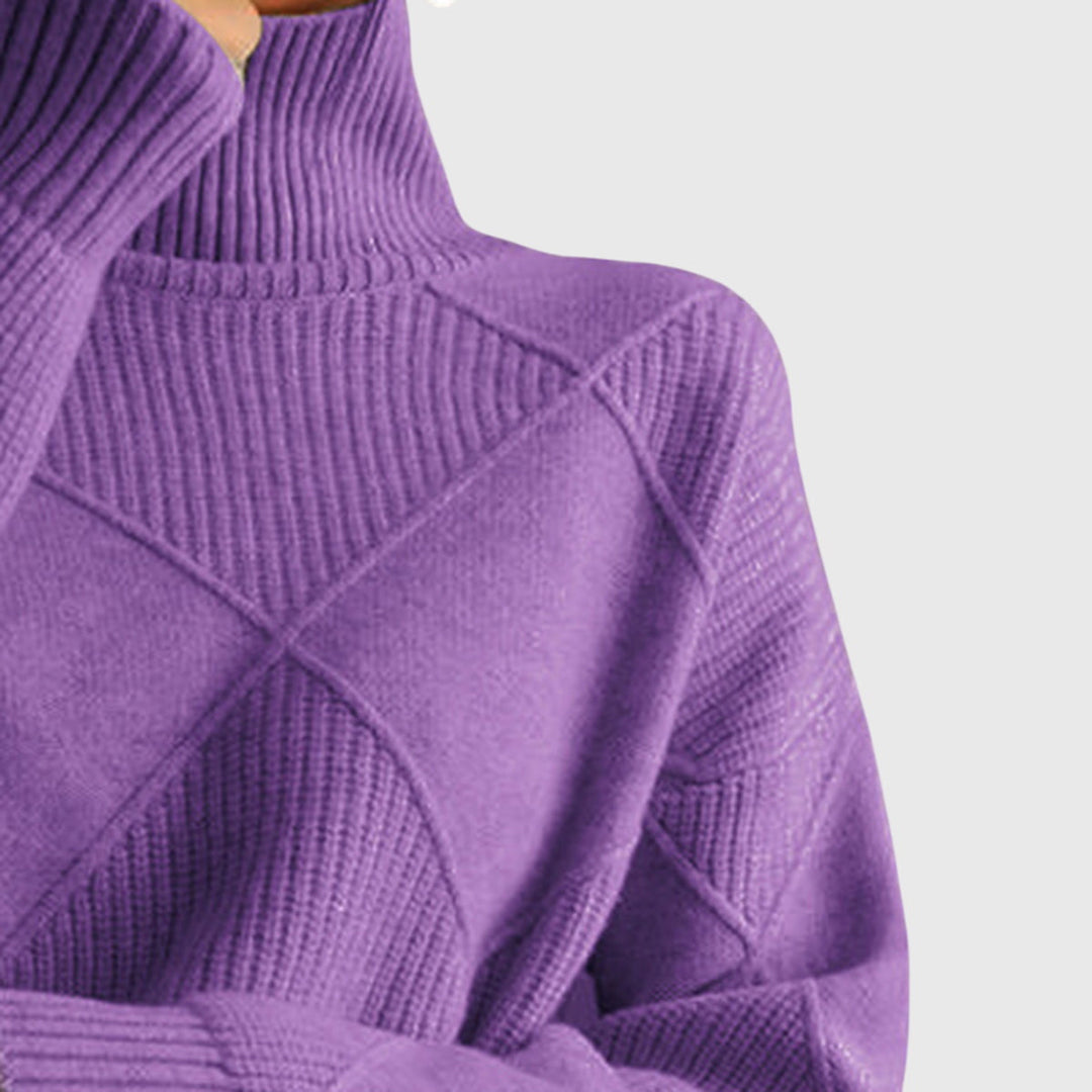 Angela™ - Maglione a Collo Alto