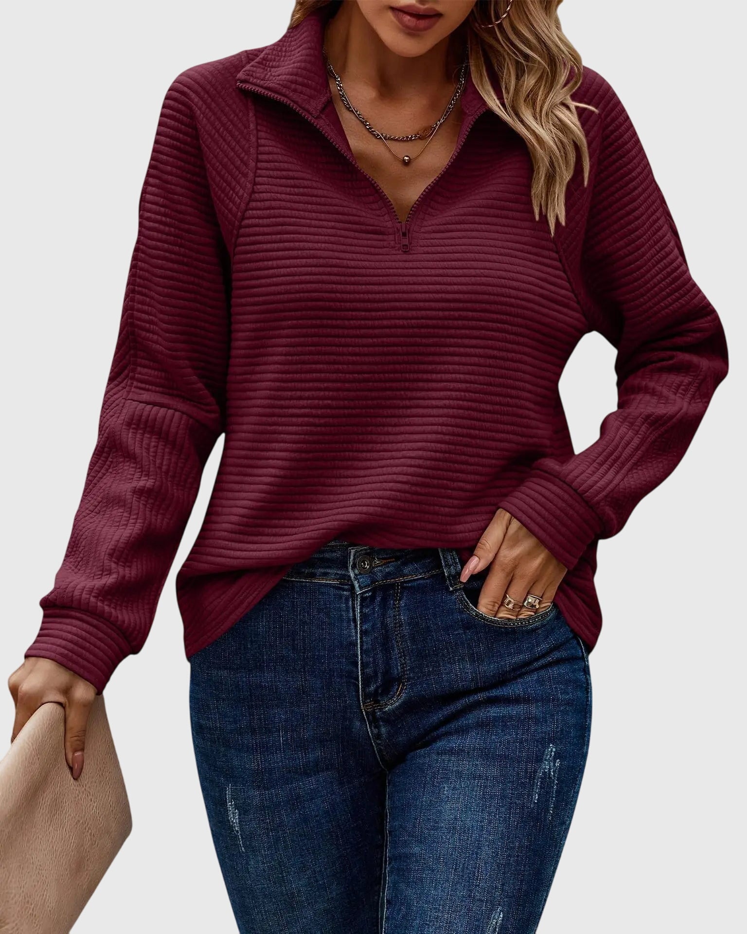 Abigail™ | Maglione Elegante con Zip