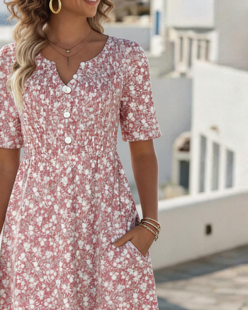 Carla | Abito Midi Charme Vintage