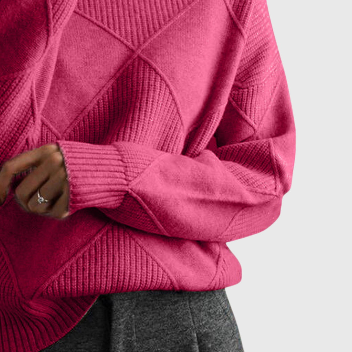 Angela™ - Maglione a Collo Alto