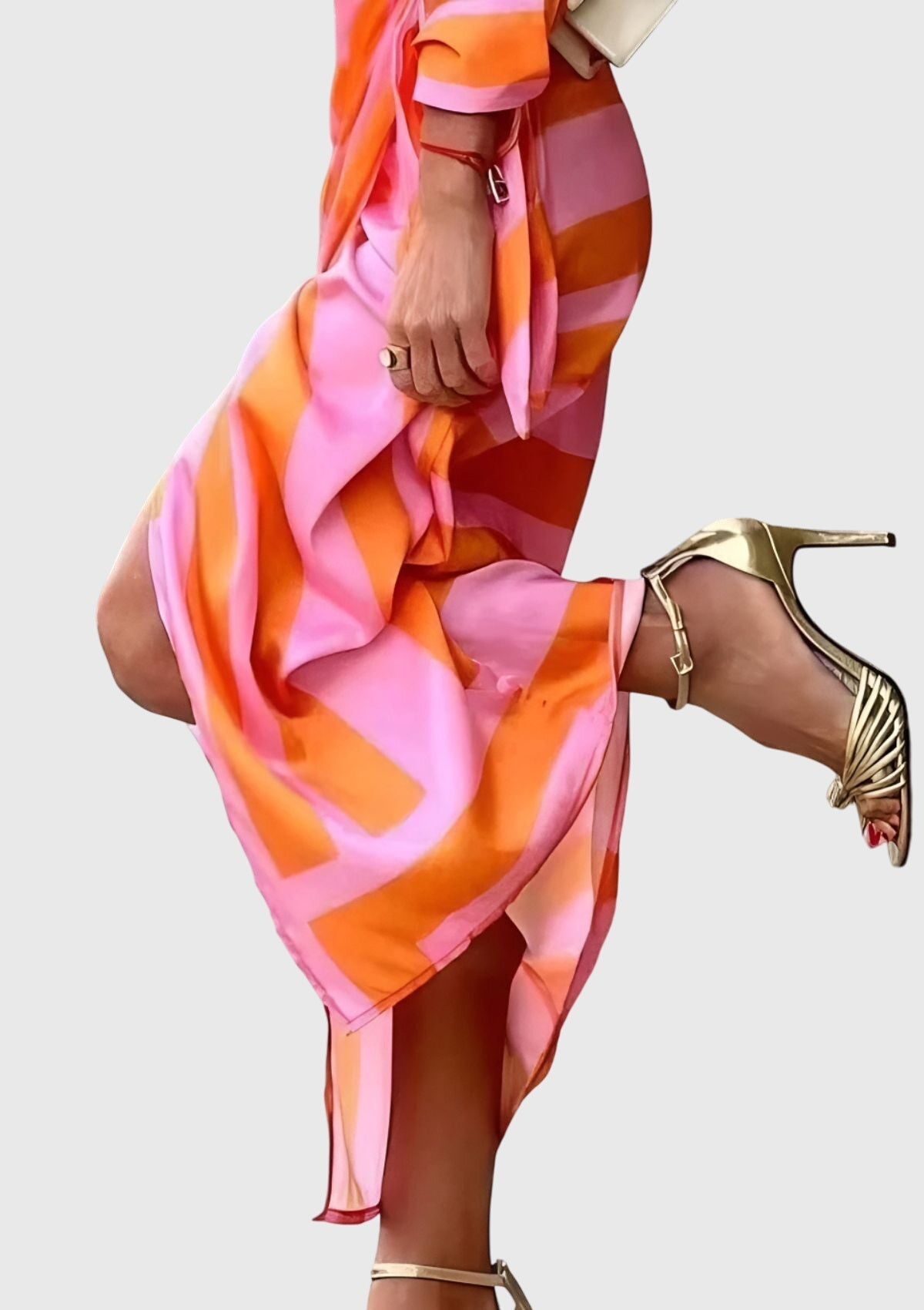 Everly™ | Abito Avvolgente Elegante con Stampa