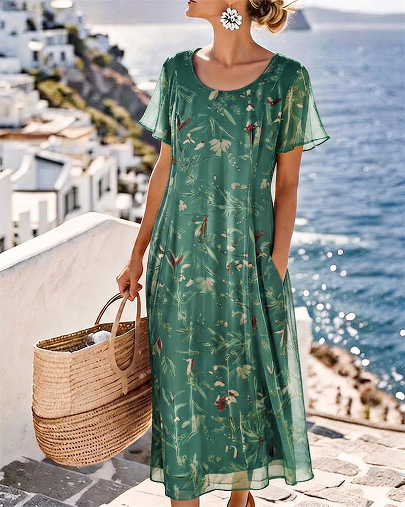 Maria | Abito Midi Eleganza Vintage