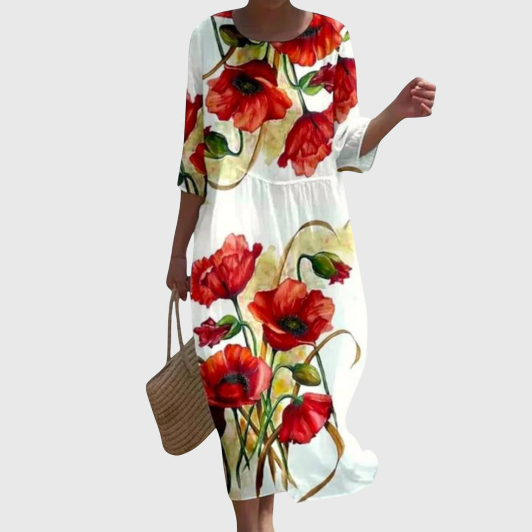 Hayley™ | Elegante Abito Maxi a Fiori