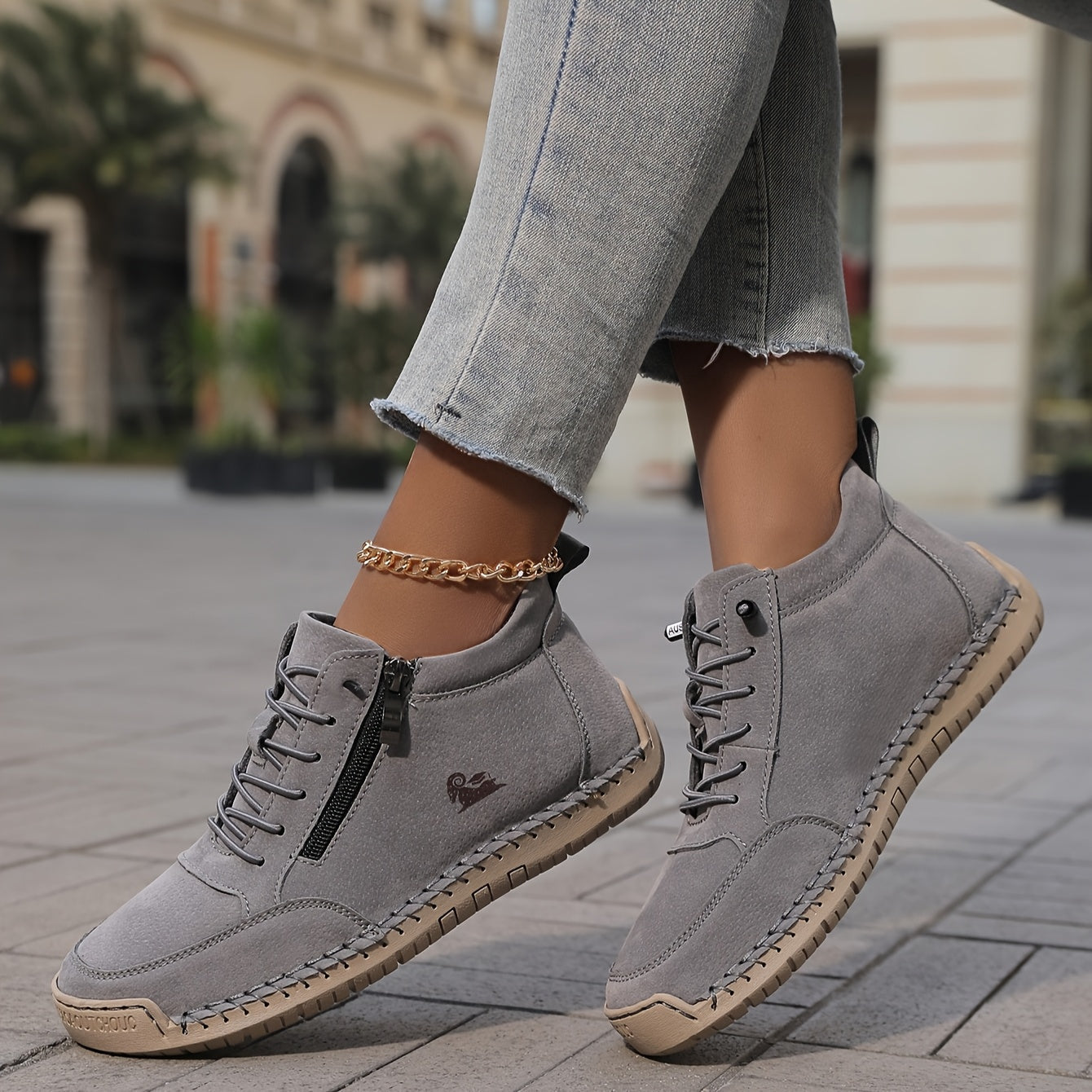 Flora Scarpe Ortopediche Comode con Cerniera