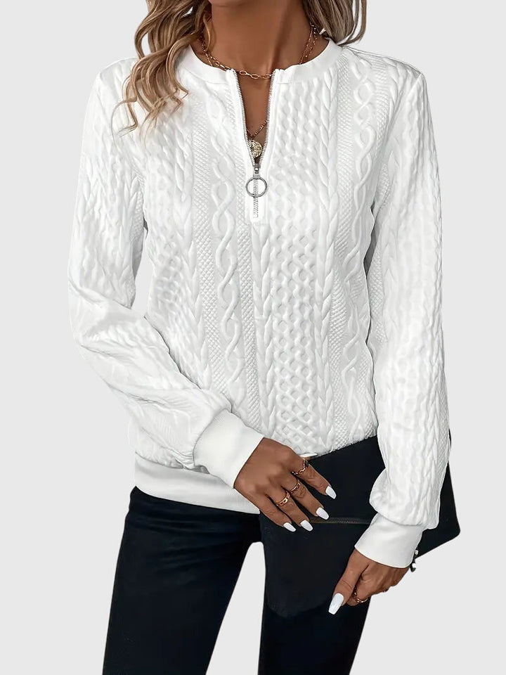 Nora™ | Maglione con Zip