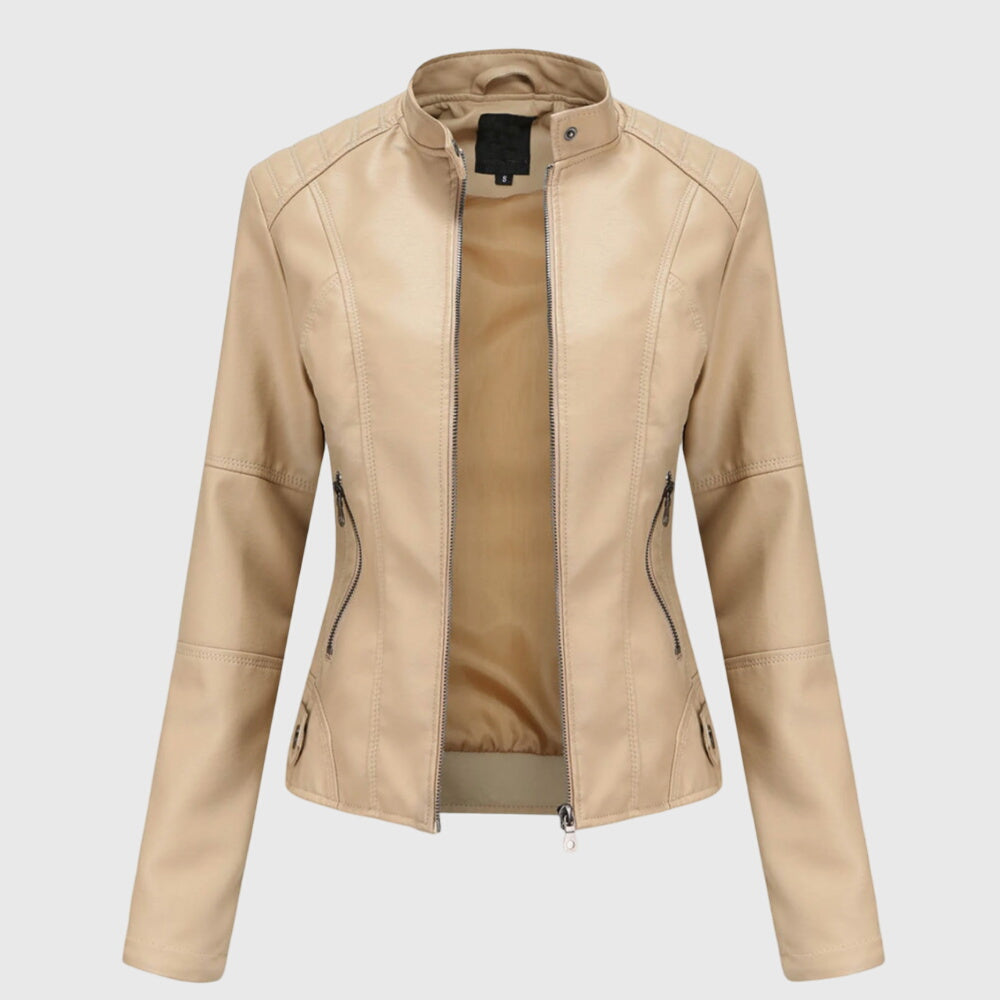 Giorgina™ - Giacca di Pelle Elegante per Donne