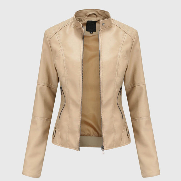 Giorgina™ - Giacca di Pelle Elegante per Donne