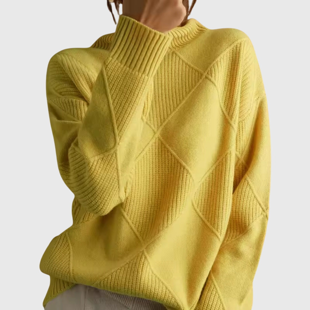 Angela™ - Maglione a Collo Alto