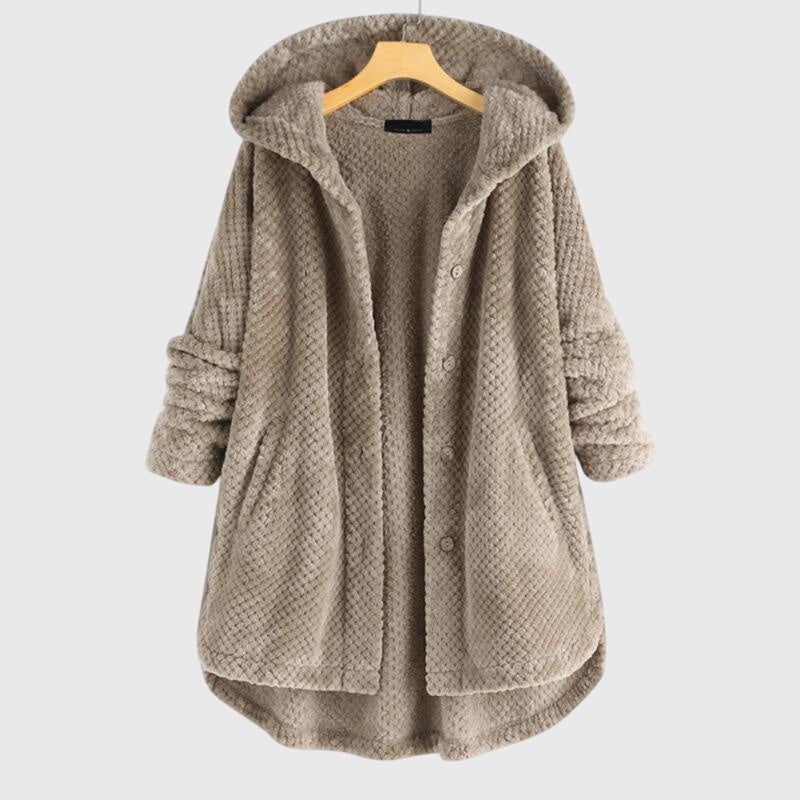 Franca™ - Giacca in Pile con Cappuccio