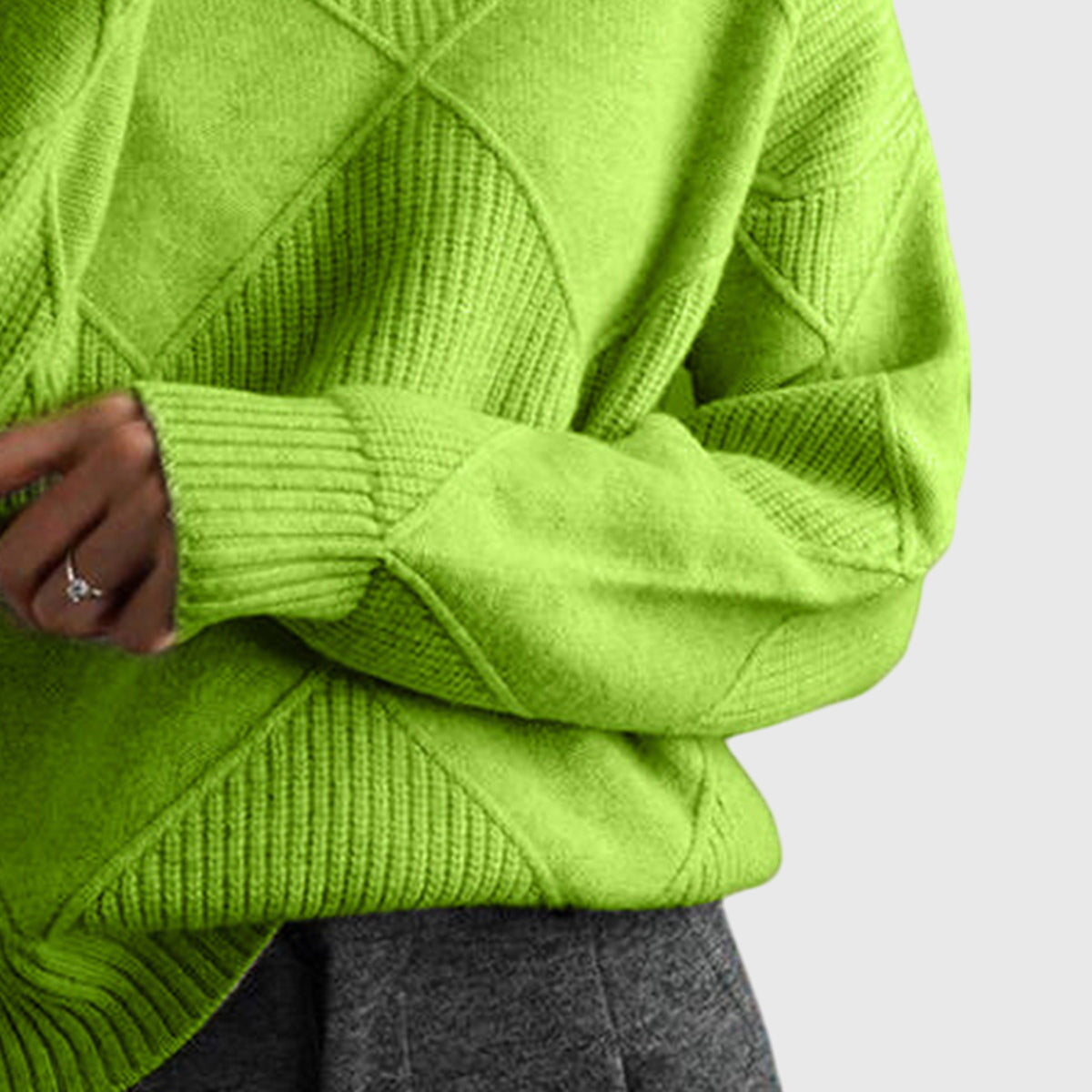 Angela™ - Maglione a Collo Alto
