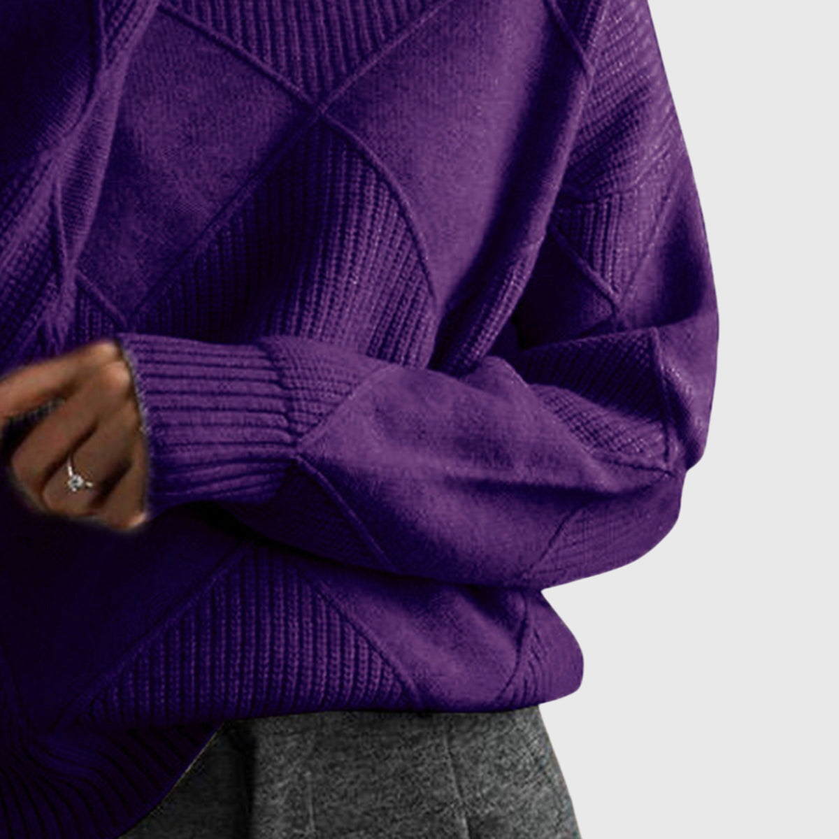Angela™ - Maglione a Collo Alto