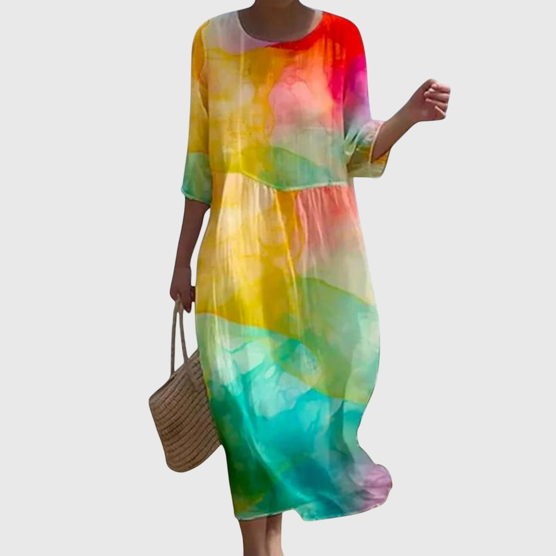 Hayley™ | Elegante Abito Maxi a Fiori