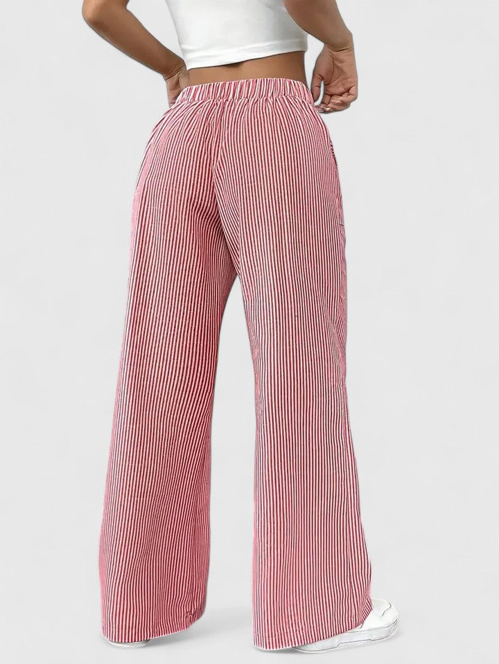 Noemi | Pantaloni Palazzo a Righe