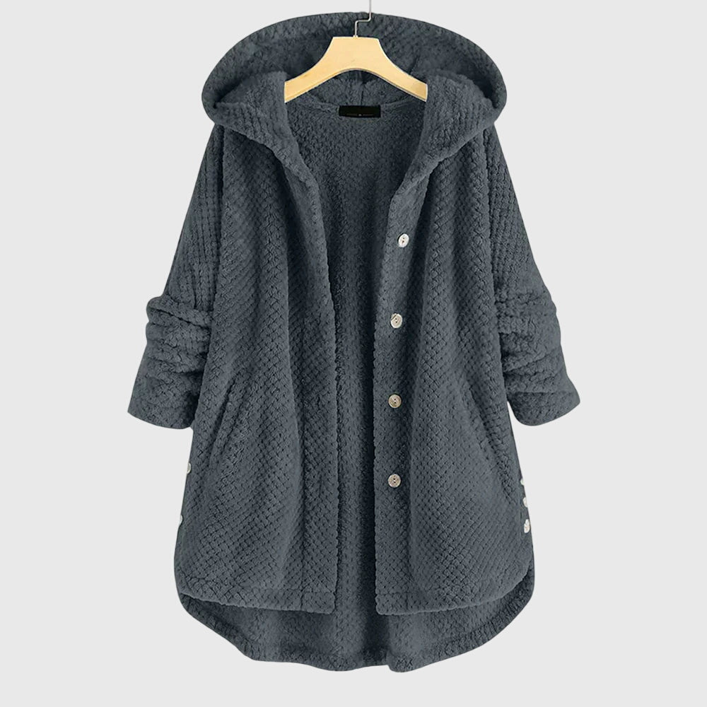 Franca™ - Giacca in Pile con Cappuccio