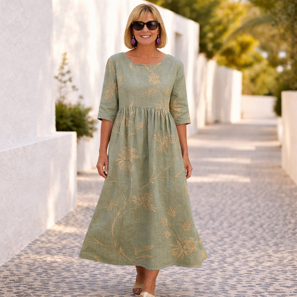 Susan | Vestito floreale con un'atmosfera estiva