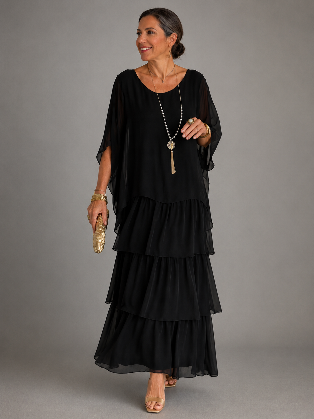 Matilda | Elegante Maxi Dress Fluttuante
