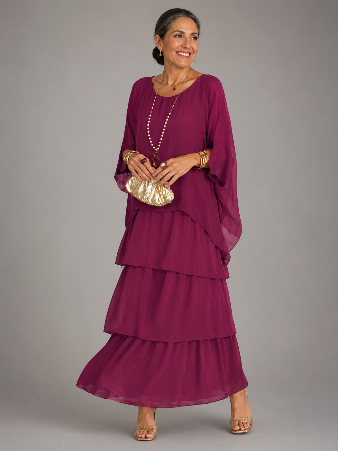 Matilda | Elegante Maxi Dress Fluttuante