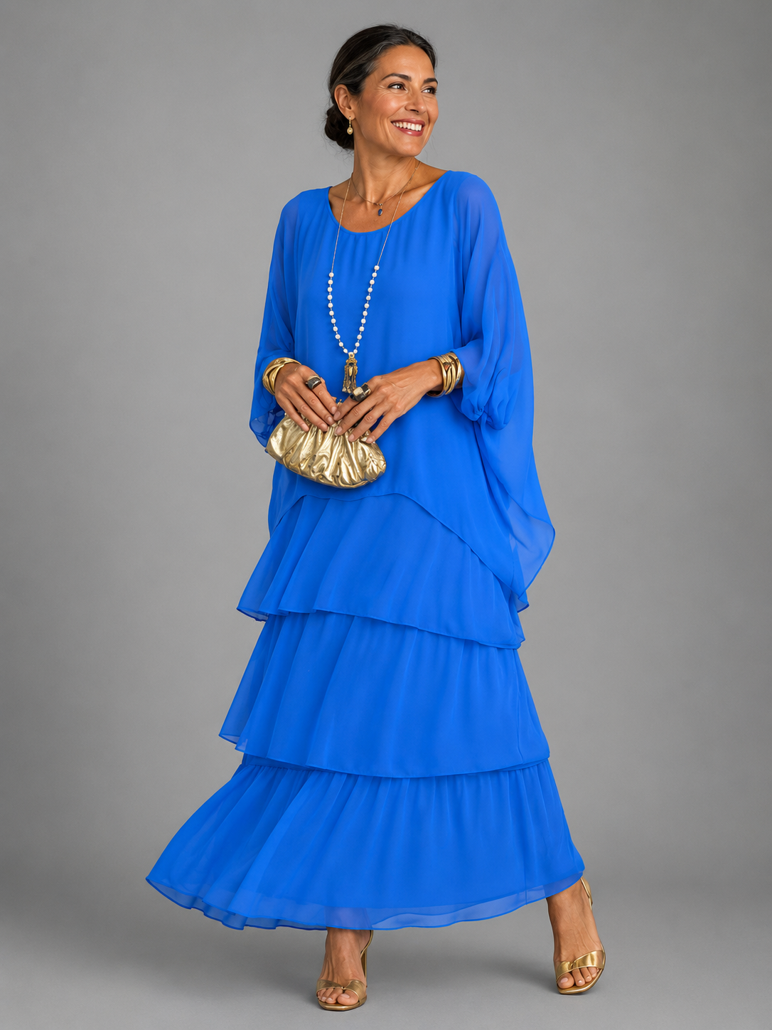 Matilda | Elegante Maxi Dress Fluttuante