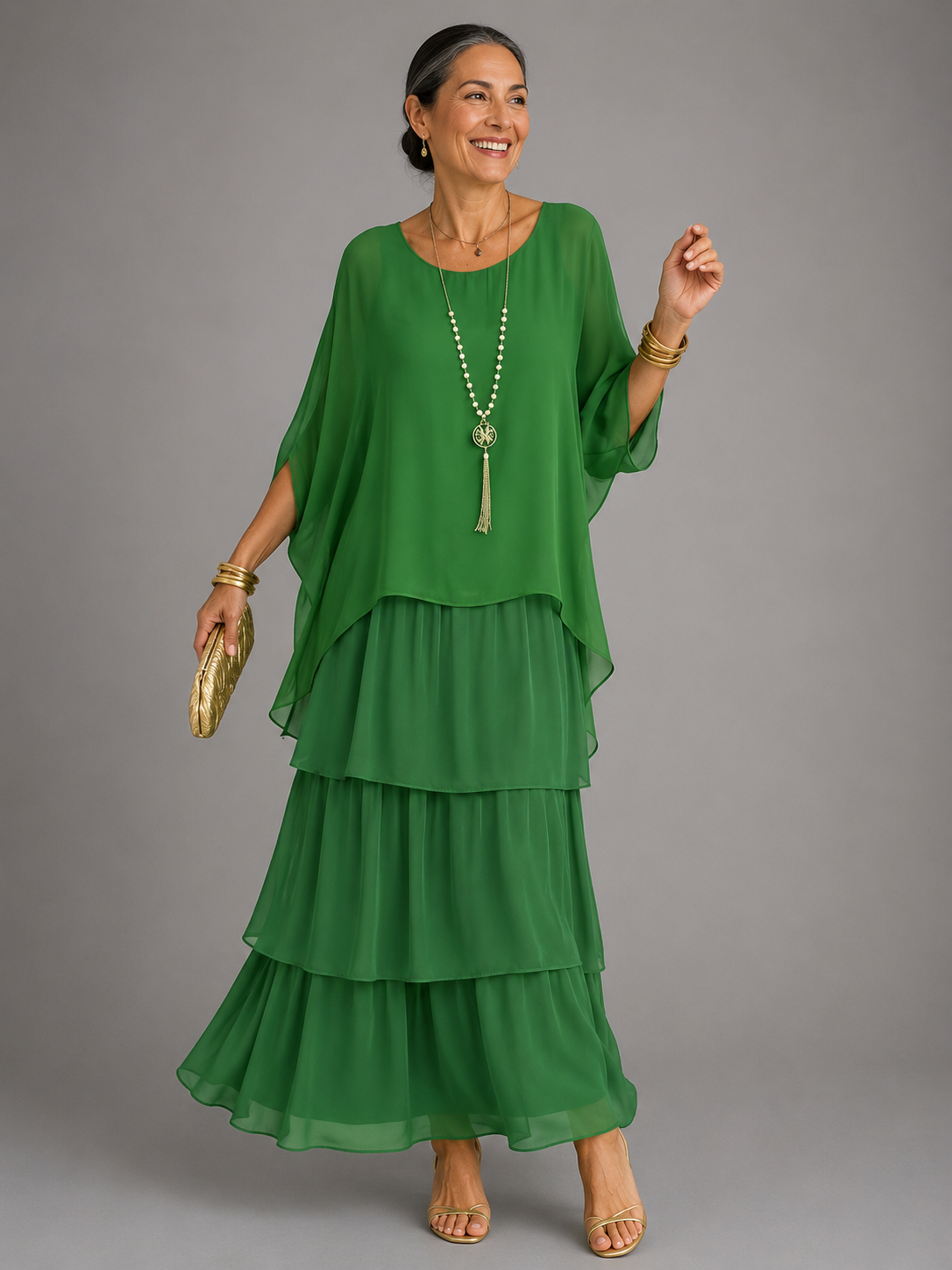 Matilda | Elegante Maxi Dress Fluttuante