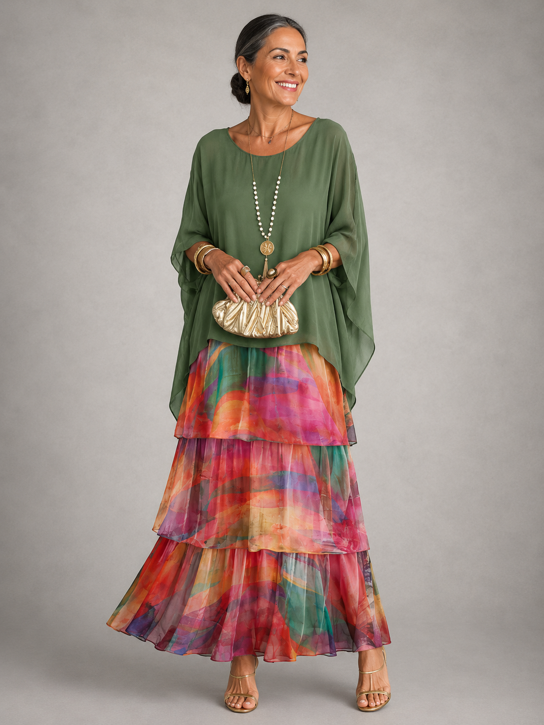 Matilda | Elegante Maxi Dress Fluttuante