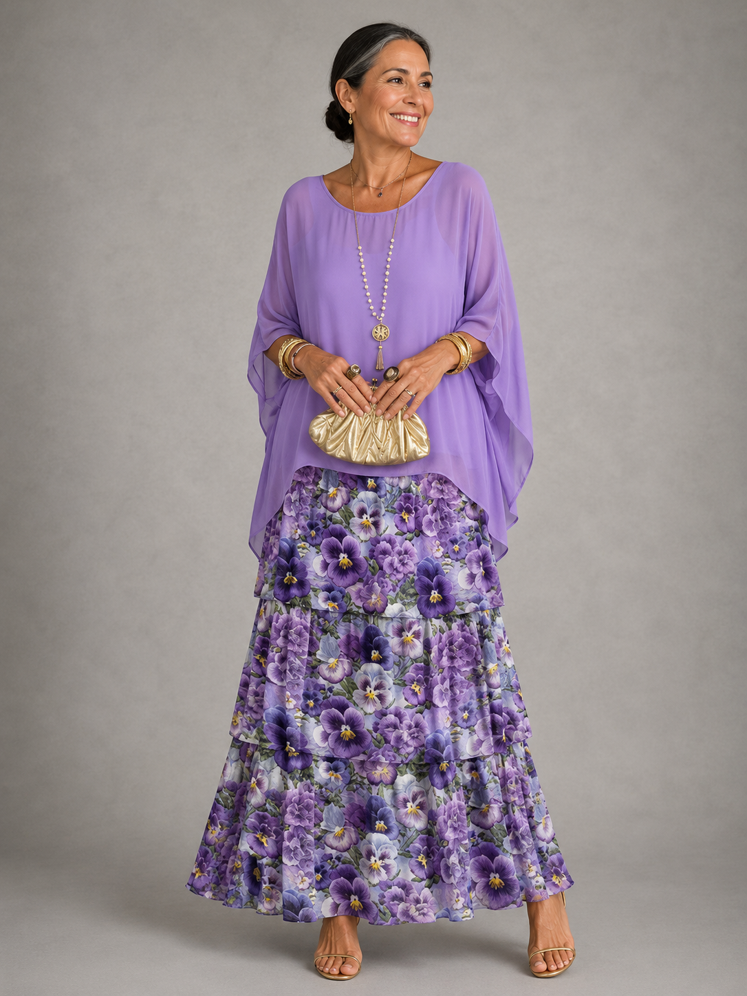 Matilda | Elegante Maxi Dress Fluttuante