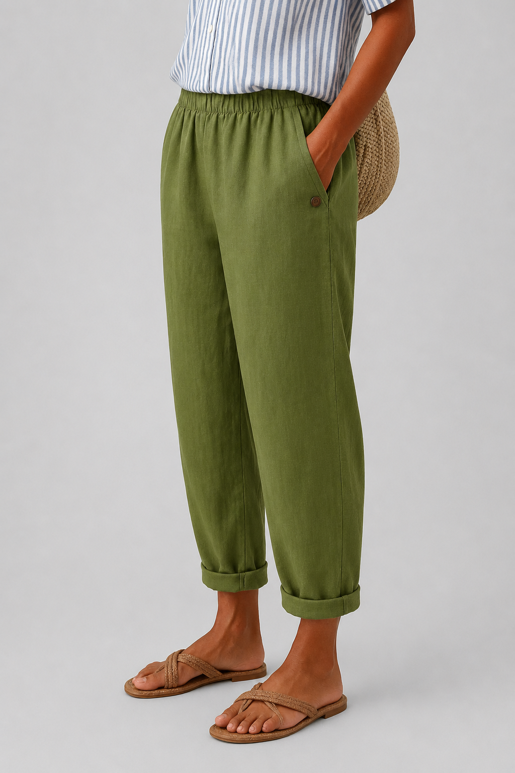 Noraya | Pantaloni Eleganti con Tasche Laterali