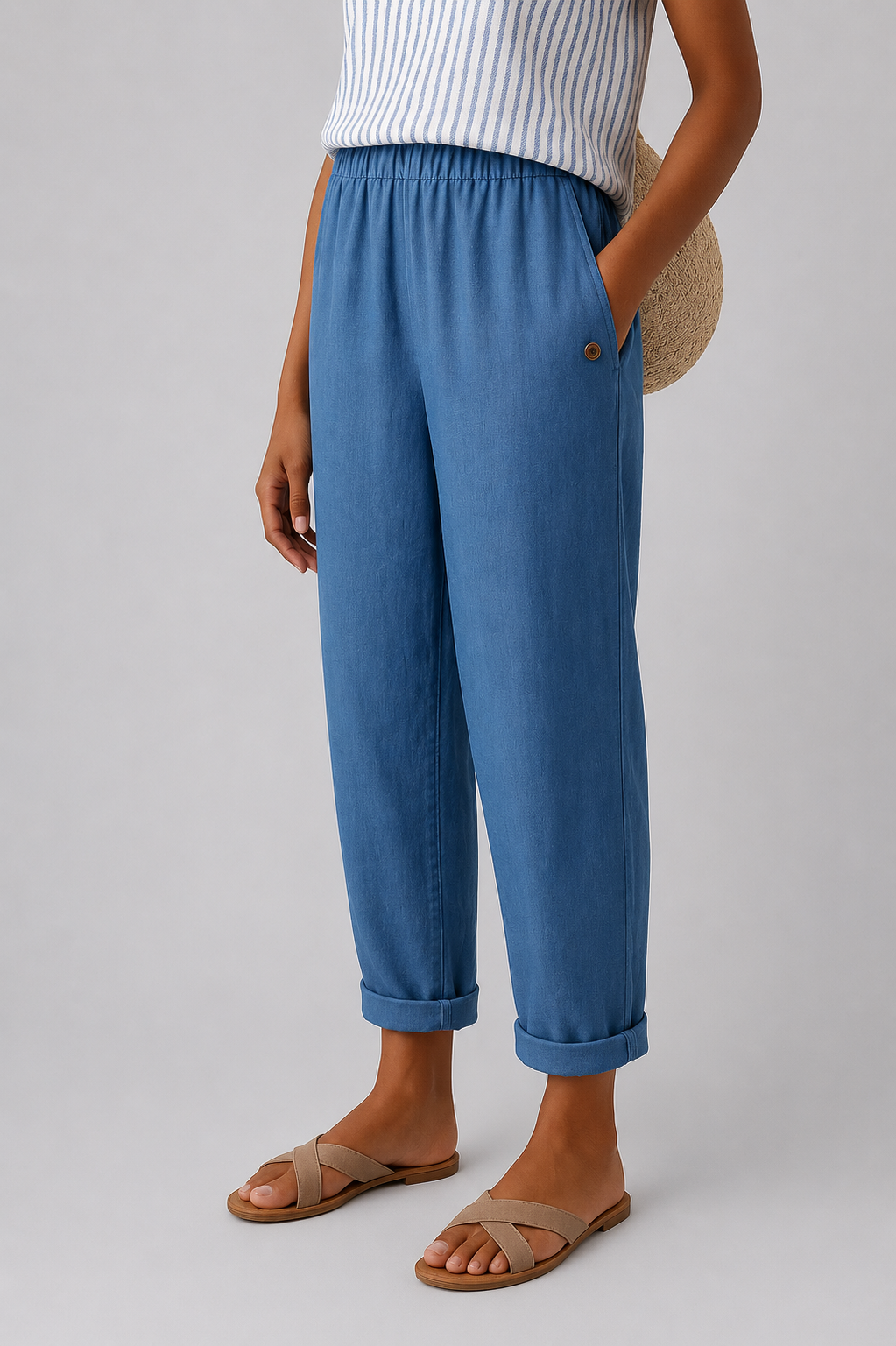 Noraya | Pantaloni Eleganti con Tasche Laterali