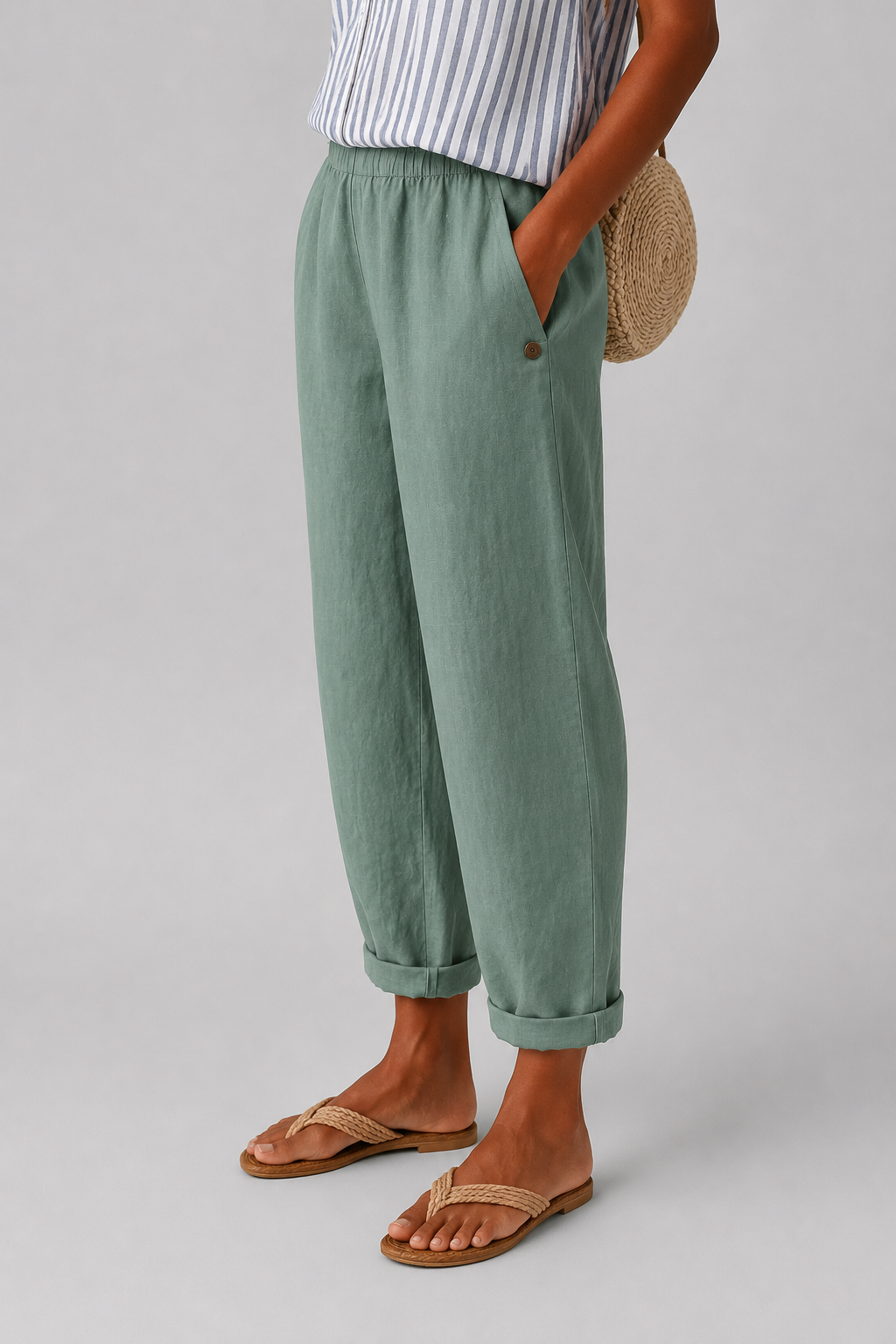 Noraya | Pantaloni Eleganti con Tasche Laterali
